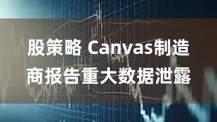 股策略 Canvas制造商报告重大数据泄露